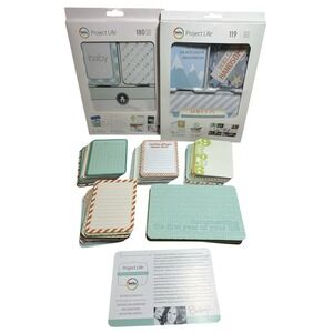 Project Life‎ Becky Higgins Scrapbook Lot NEW & USED Baby Editions Journaling